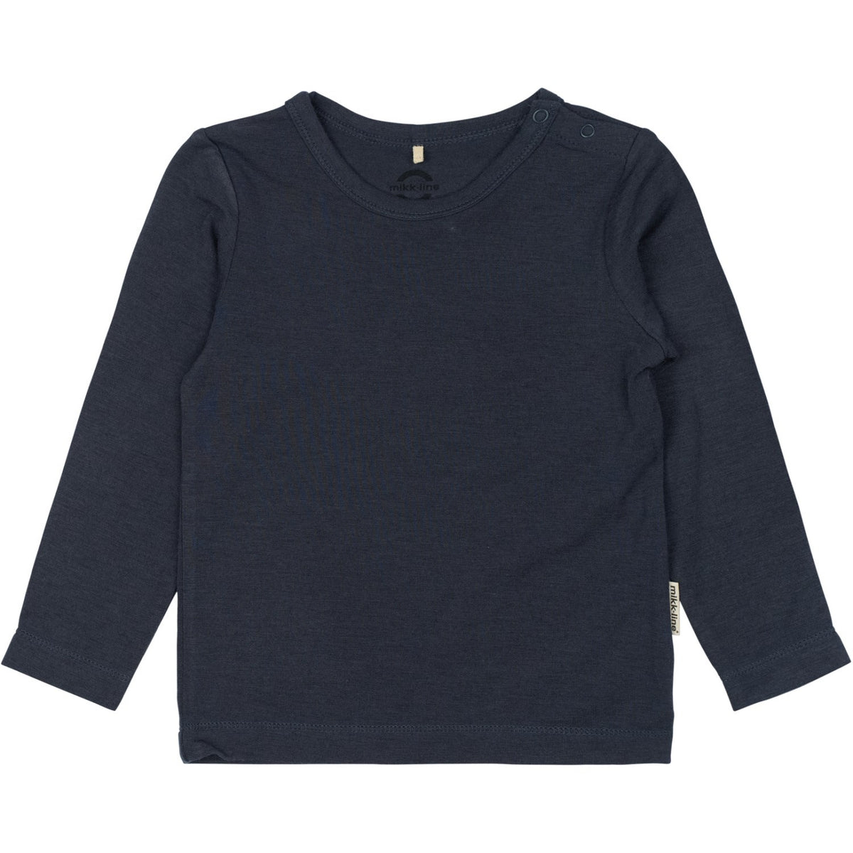 Mikk-Line Blue Nights Wool/Bamboo Ls Top