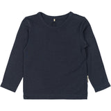 Mikk-Line Blue Nights Wool/Bamboo Ls Top