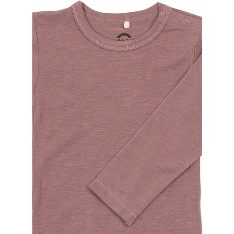 Mikk-Line Twilight Mauve Wool/Bamboo Ls Body