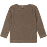Mikk-Line Melange Denver Wool/Bamboo Ls Top