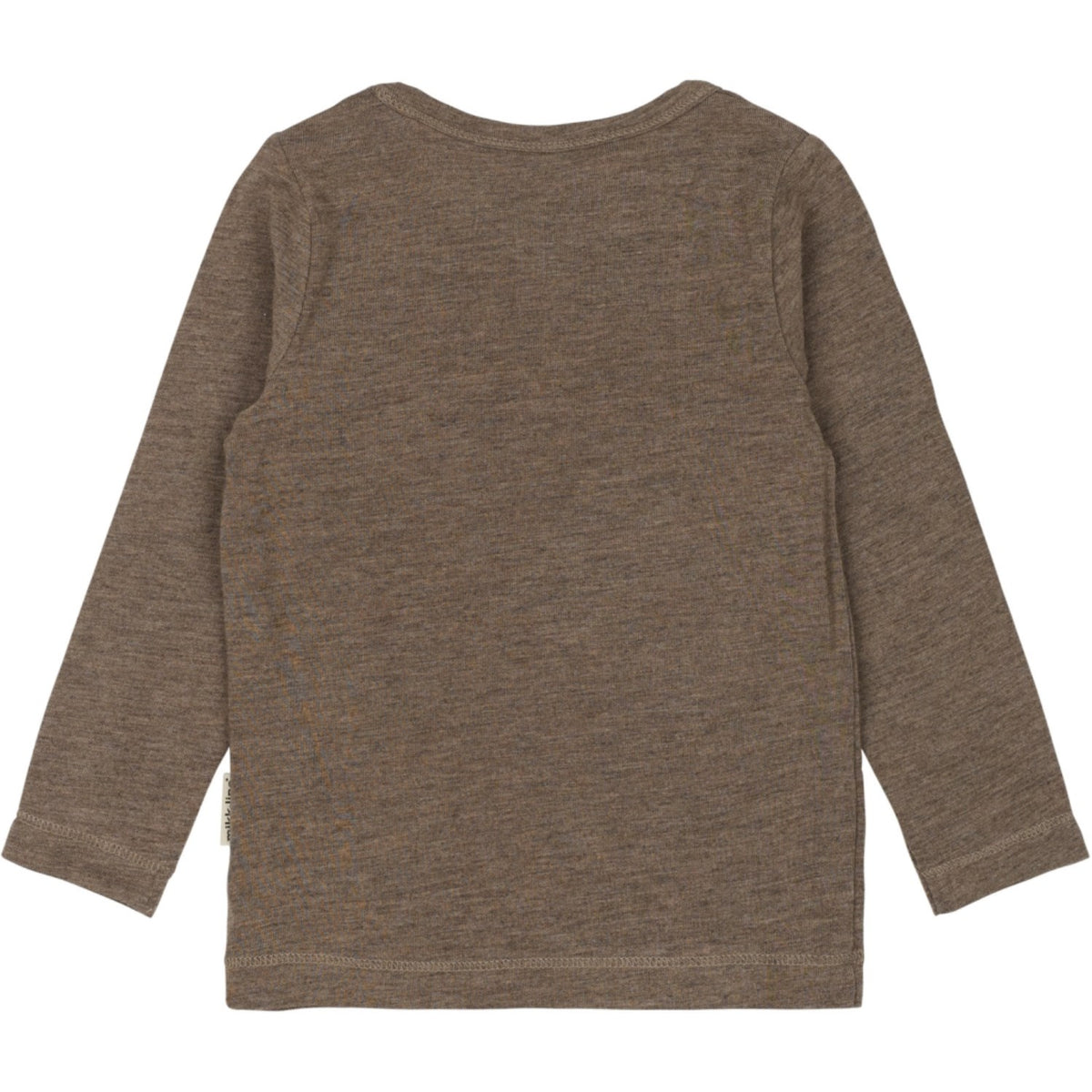 Mikk-Line Melange Denver Wool/Bamboo Ls Top