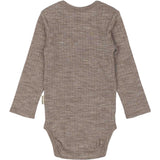 Mikk-Line Melange Denver Merino Uld Ls Body