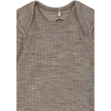Mikk-Line Melange Denver Merino Uld Ls Body