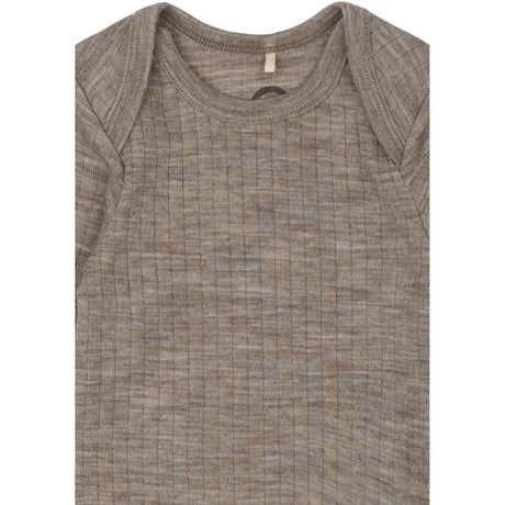 Mikk-Line Melange Denver Merino Uld Ls Body