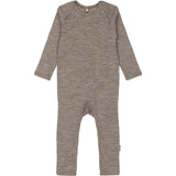 Mikk-Line Melange Denver Merino Uld Ls Dragt