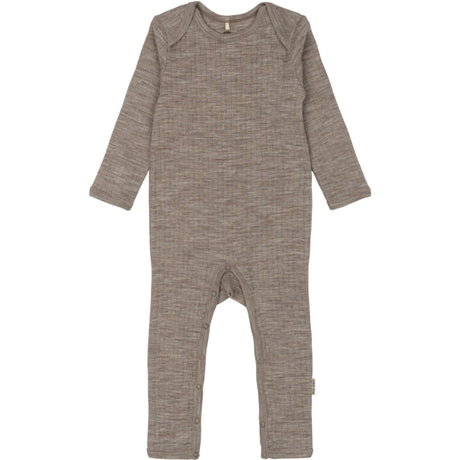 Mikk-Line Melange Denver Merino Uld Ls Dragt