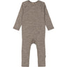 Mikk-Line Melange Denver Merino Uld Ls Dragt