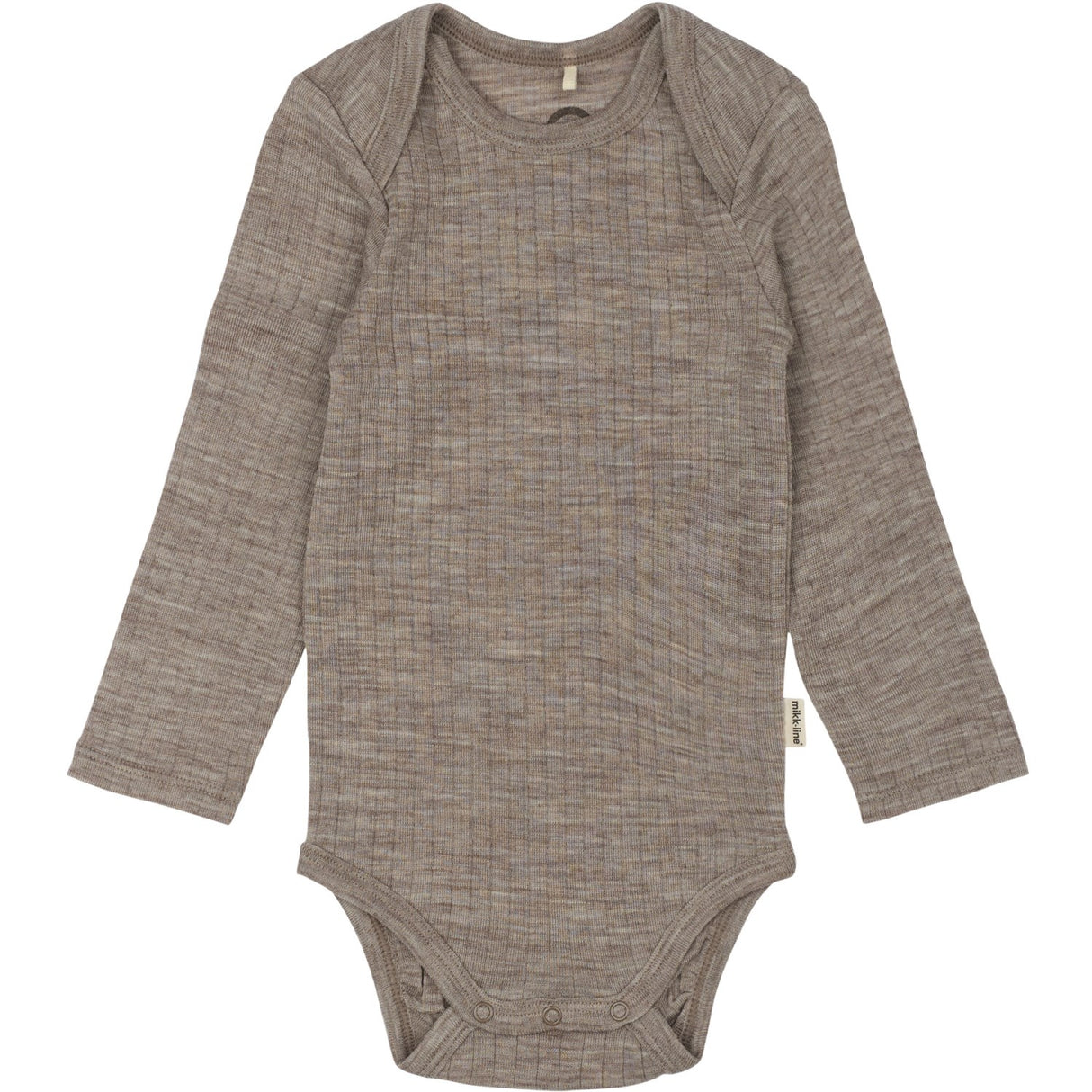 Mikk-Line Melange Denver Merino Uld Ls Body