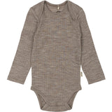 Mikk-Line Melange Denver Merino Uld Ls Body