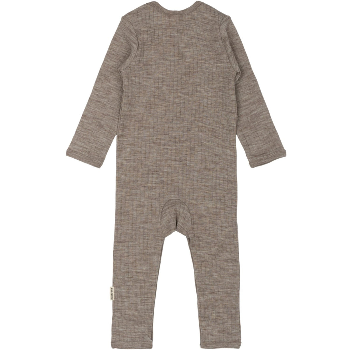 Mikk-Line Melange Denver Merino Uld Ls Dragt