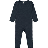 Mikk-Line Melange Blue Nights Merino Uld Ls Dragt