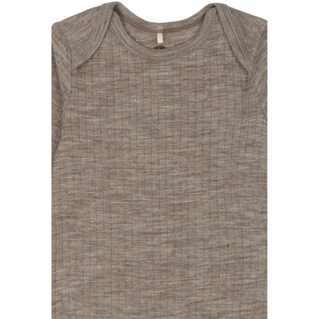 Mikk-Line Melange Denver Merino Uld Ls Dragt