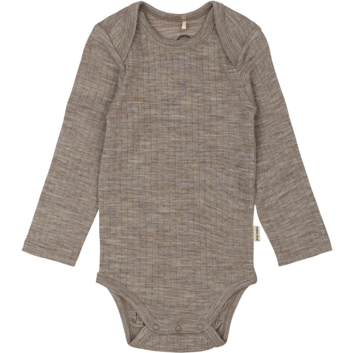 Mikk-Line Melange Denver Merino Uld Ls Body