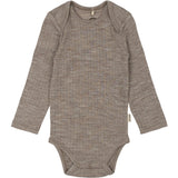 Mikk-Line Melange Denver Merino Uld Ls Body