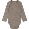 Mikk-Line Melange Denver Merino Uld Ls Body