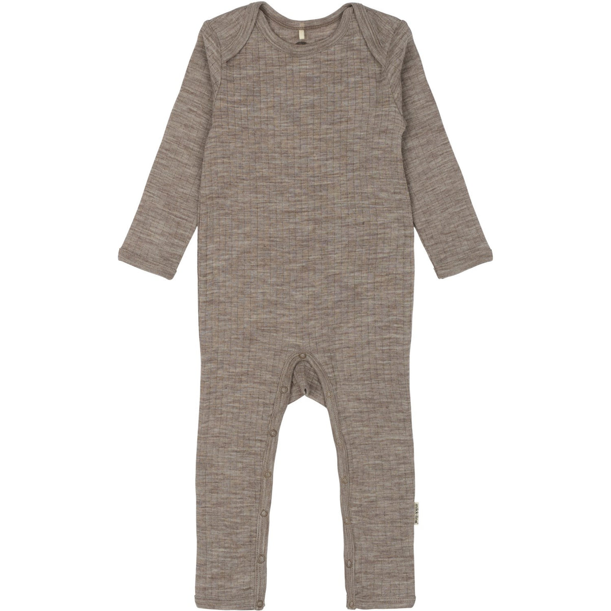 Mikk-Line Melange Denver Merino Uld Ls Dragt