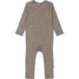 Mikk-Line Melange Denver Merino Uld Ls Dragt