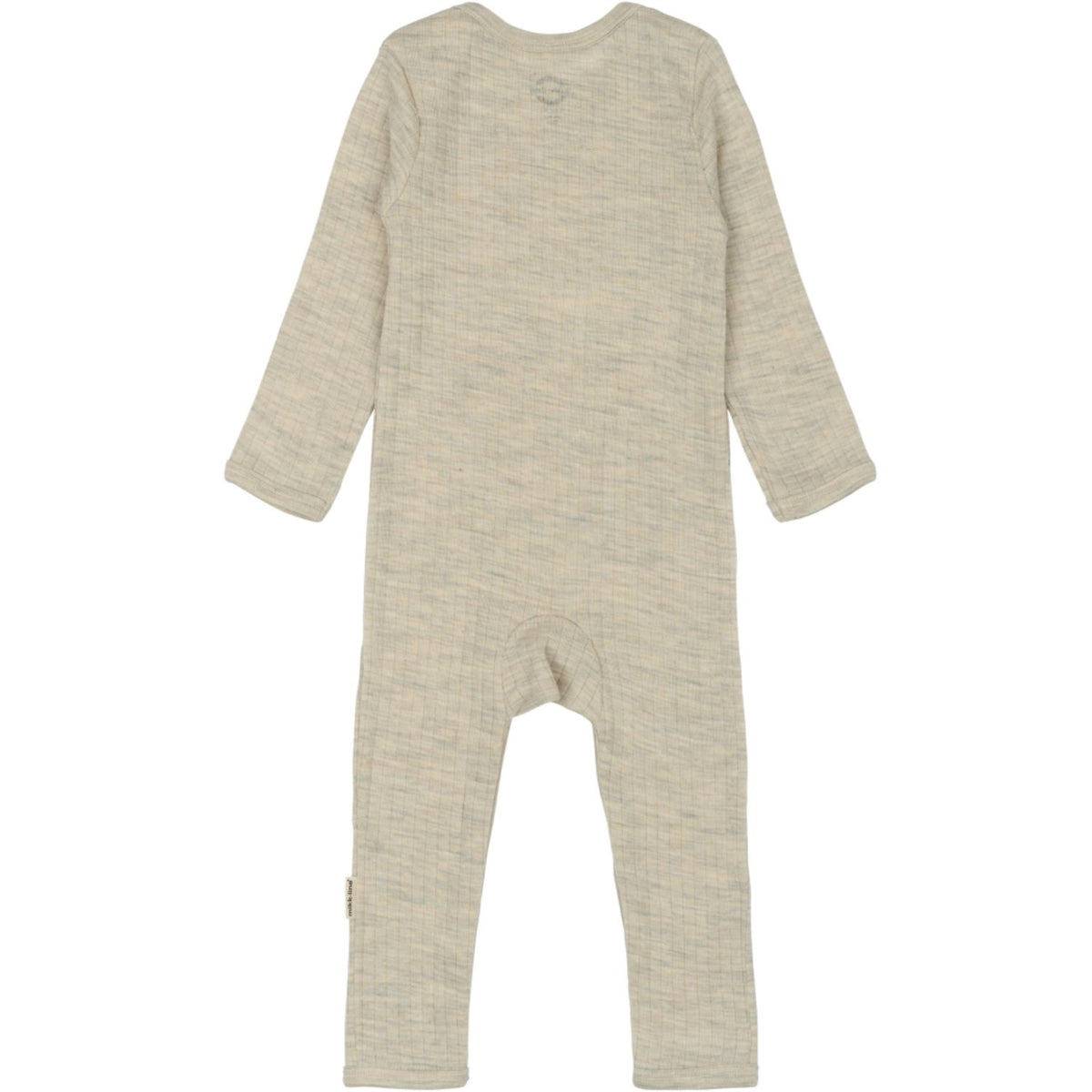Mikk-Line Melange Offwhite Merino Uld Ls Dragt