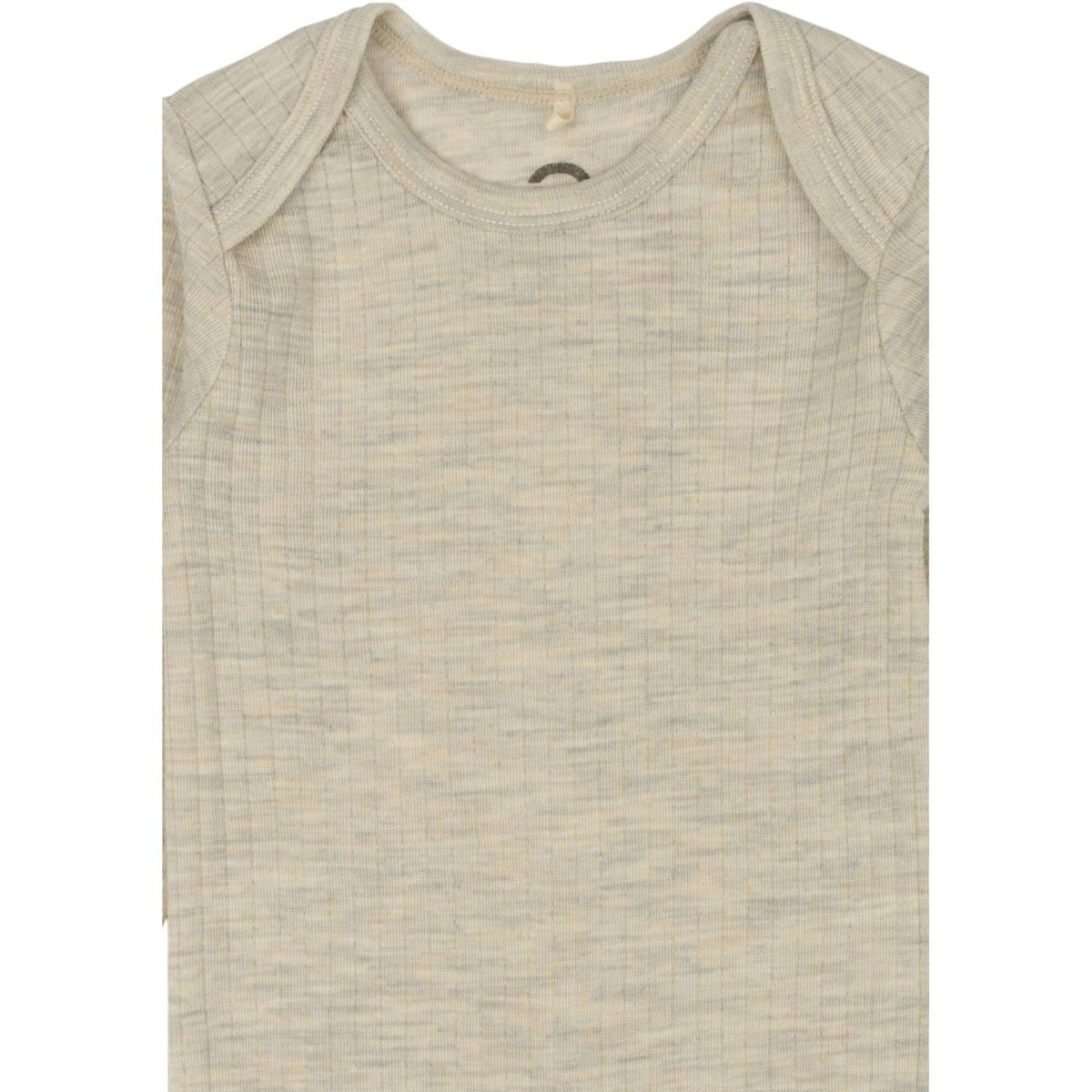 Mikk-Line Melange Offwhite Merino Uld Ls Dragt