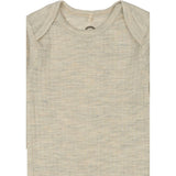 Mikk-Line Melange Offwhite Merino Uld Ls Dragt