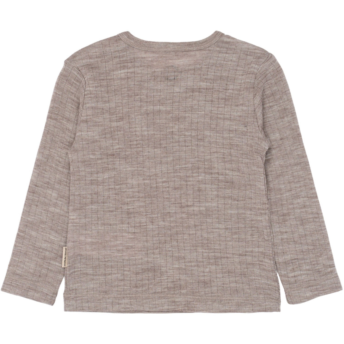 Mikk-Line Melange Denver Merino Uld Ls Top
