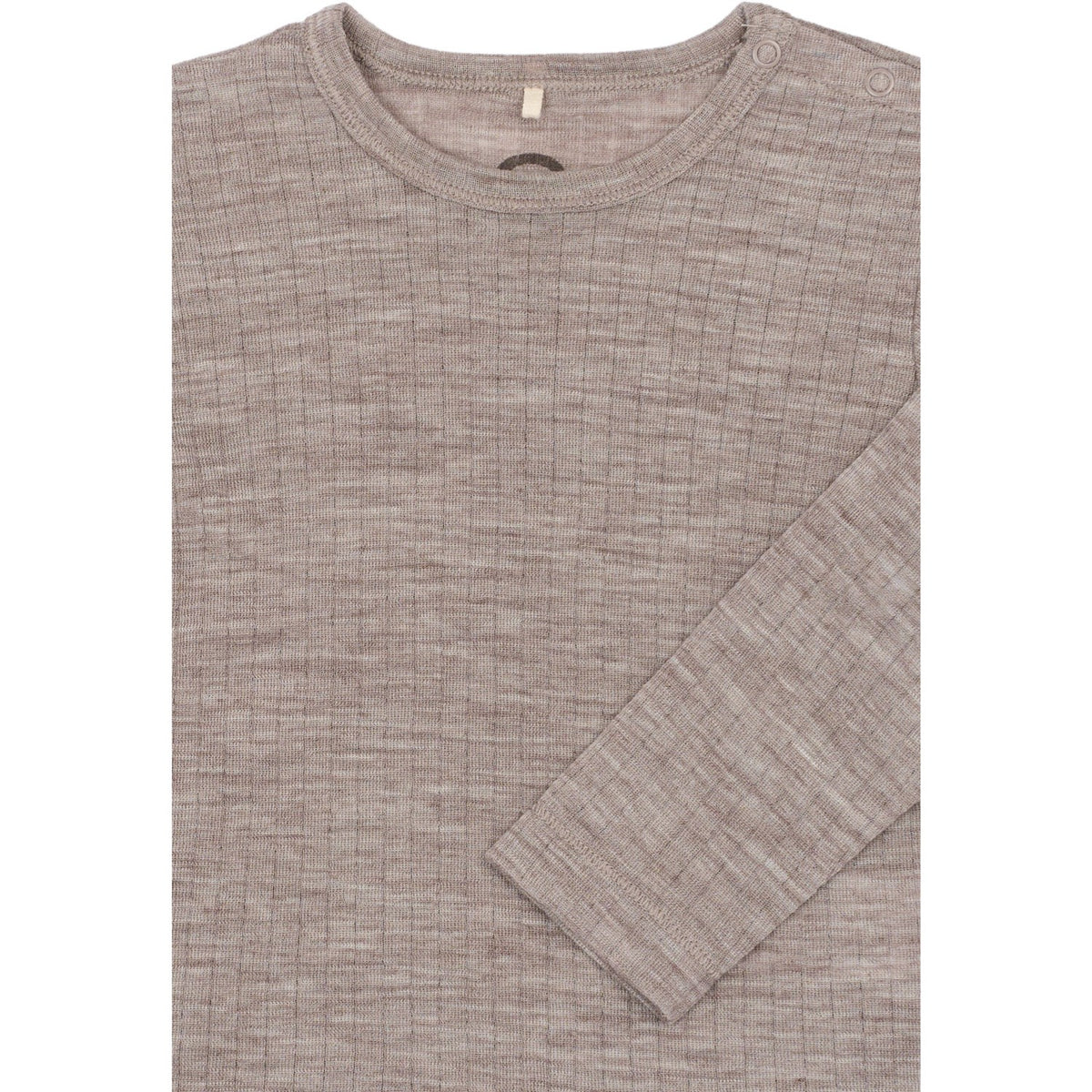 Mikk-Line Melange Denver Merino Uld Ls Top