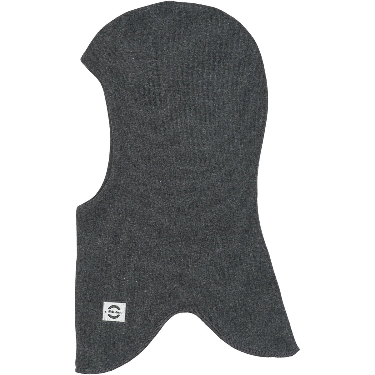 Mikk-Line Dark Grey Melange Bomuld Fullface - Dobbelt