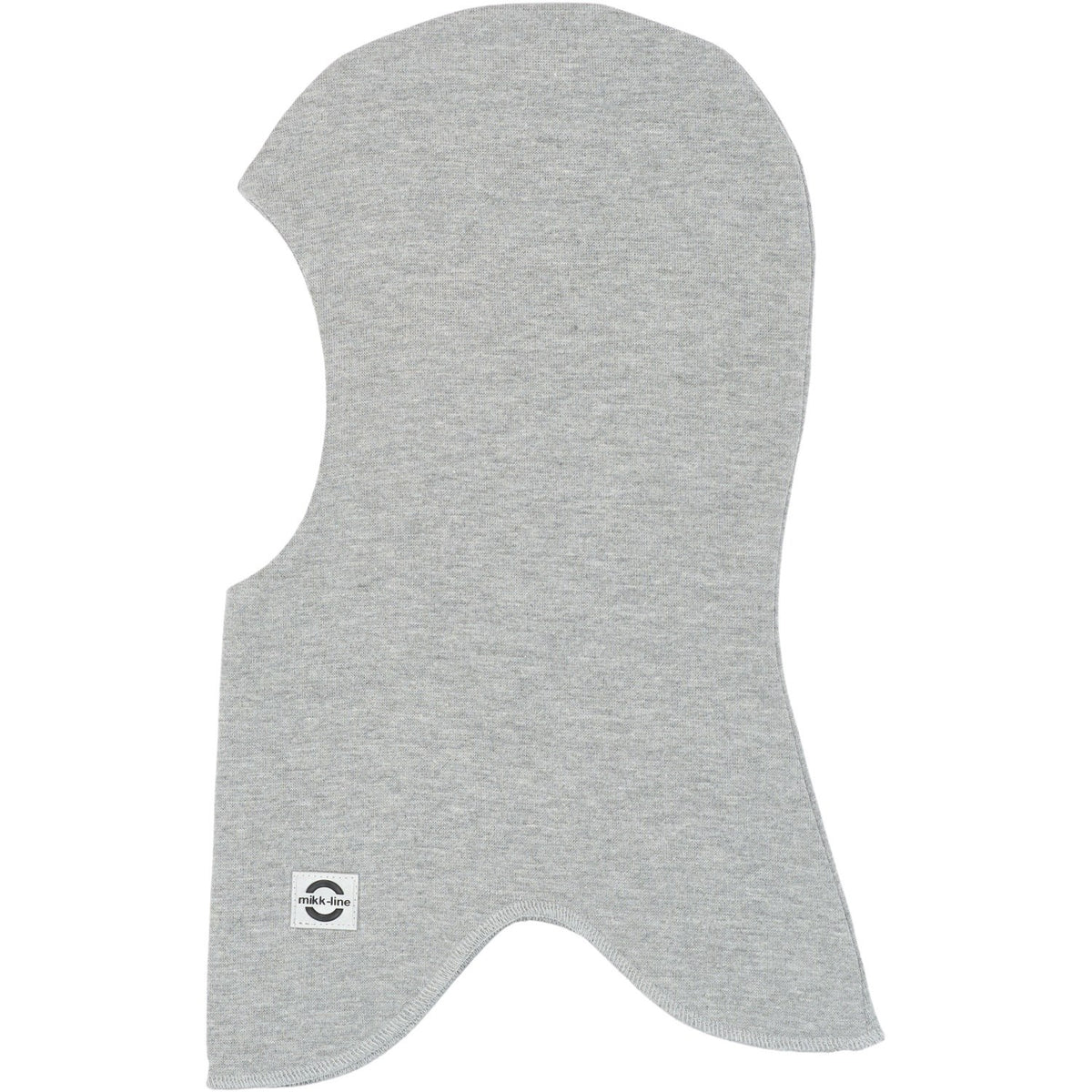 Mikk-Line Light Grey Melange Bomuld Fullface - Dobbelt