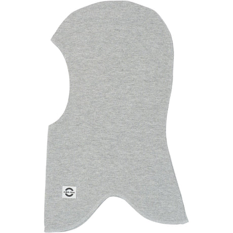 Mikk-Line Light Grey Melange Bomuld Fullface - Dobbelt