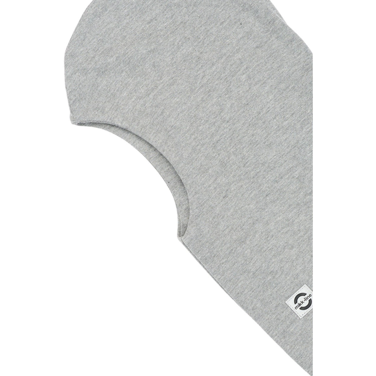 Mikk-Line Light Grey Melange Bomuld Fullface - Dobbelt