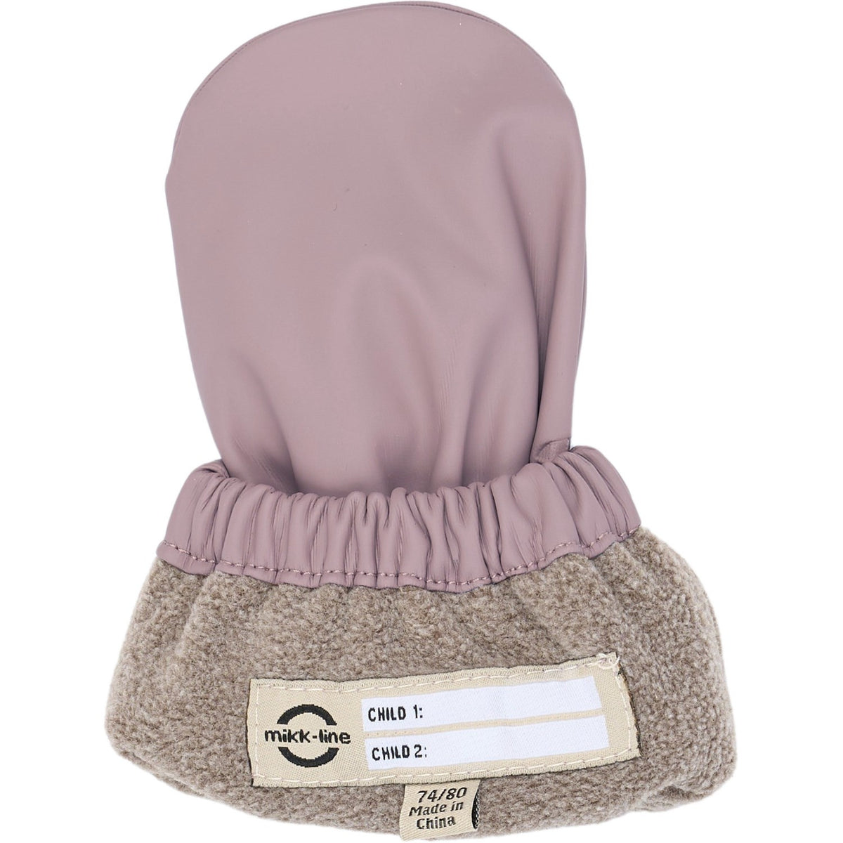 Mikk-Line Twilight Mauve Pu Rain Vanter M/ Fleece
