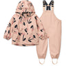 LIEWOOD Mega Cherry Heart/ Rosey Mix Manu Regntøj Sæt