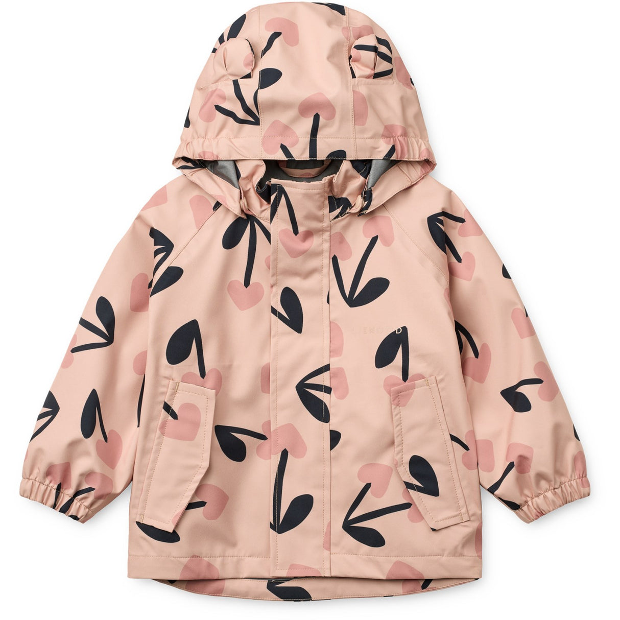 LIEWOOD Mega Cherry Heart/ Rosey Mix Manu Regntøj Sæt