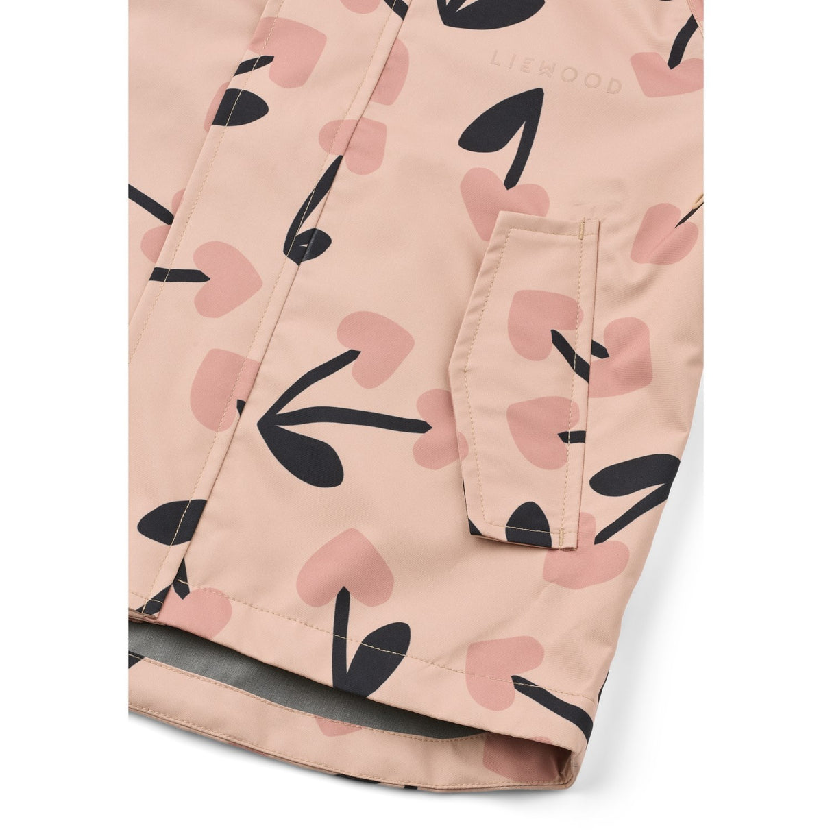 LIEWOOD Mega Cherry Heart/ Rosey Mix Pedia Regntøj Sæt