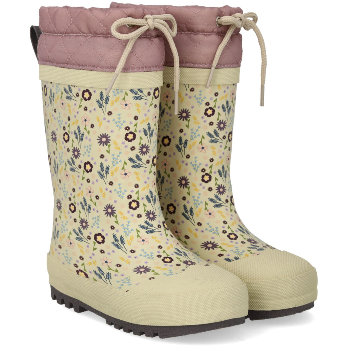 Angulus Autumn Bloom Gummistøvle Med Uldfoer
