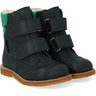 Angulus Deep Teal/Grass Green Tex-Støvle Med Velcrolukning