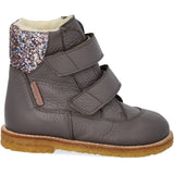 Angulus Lavender/Pastel Multi Glitter TEX Støvle Med Glitter Og Velcro