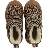 Angulus Beige Leo Garbi Tex Vinterstøvle Med Print