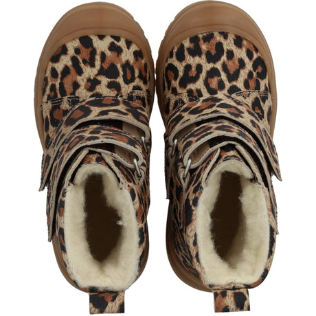 Angulus Beige Leo Garbi Tex Vinterstøvle Med Print