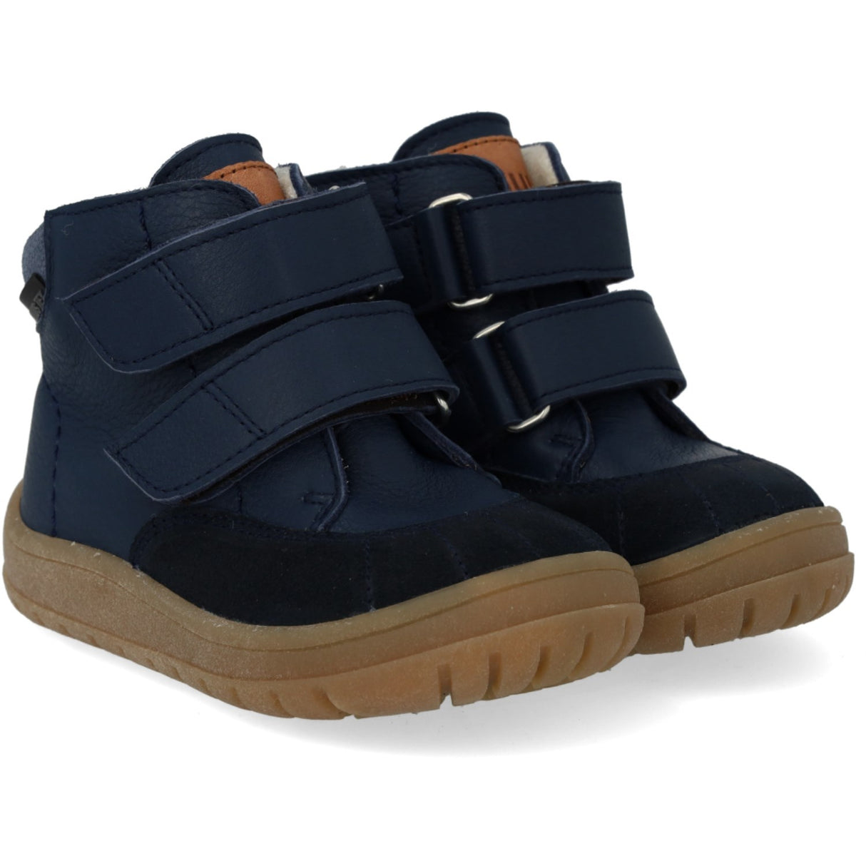Angulus Navy/Tan/Blue Fog Begynder Tex-Støvle Med Kontraststikninger