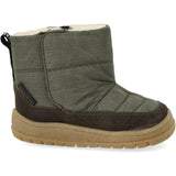 Angulus Olive/Forrest Recycled Ripstop Begynder Tex-Støvle Med Blødt Merino Uldfoer
