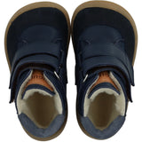 Angulus Navy/Tan/Blue Fog Begynder Tex-Støvle Med Kontraststikninger