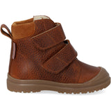 Angulus Cognac/Cognac Begynder TEX-støvle Med Blødt Merino Uldfoer
