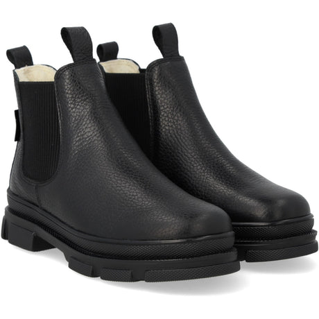 Angulus Black/Black Chunky Tex Chelsea Støvle