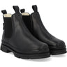 Angulus Black/Black Chunky Tex Chelsea Støvle