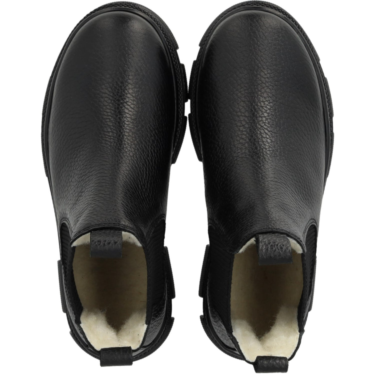 Angulus Black/Black Chunky Tex Chelsea Støvle