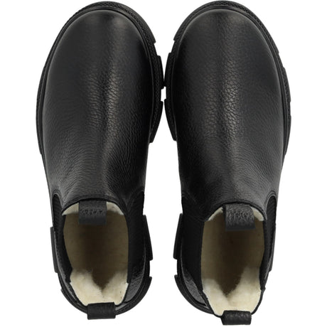 Angulus Black/Black Chunky Tex Chelsea Støvle