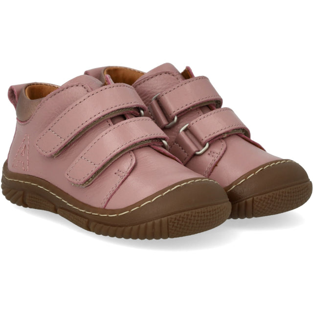 Angulus Faded Rose/Rose Copper Velcro Støvle Med Forstærket Tå