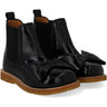 Angulus Black/Black Chelsea Støvle Med Sløjfe