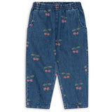 Konges Sløjd Ma Grande Cerise Denim Magot Flæse Bukser Gots